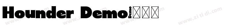 Hounder Demo字体转换
